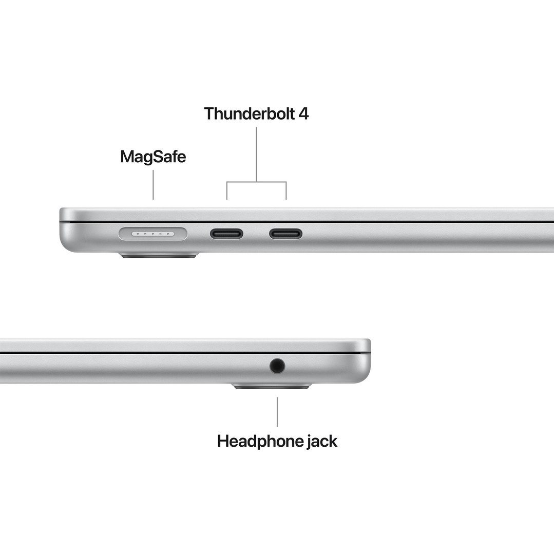 Apple 13" MacBook Air M5 chip with 10‑core CPU and 10‑core GPU, 16GB, 1TB SSD - Silver MDH84X/A