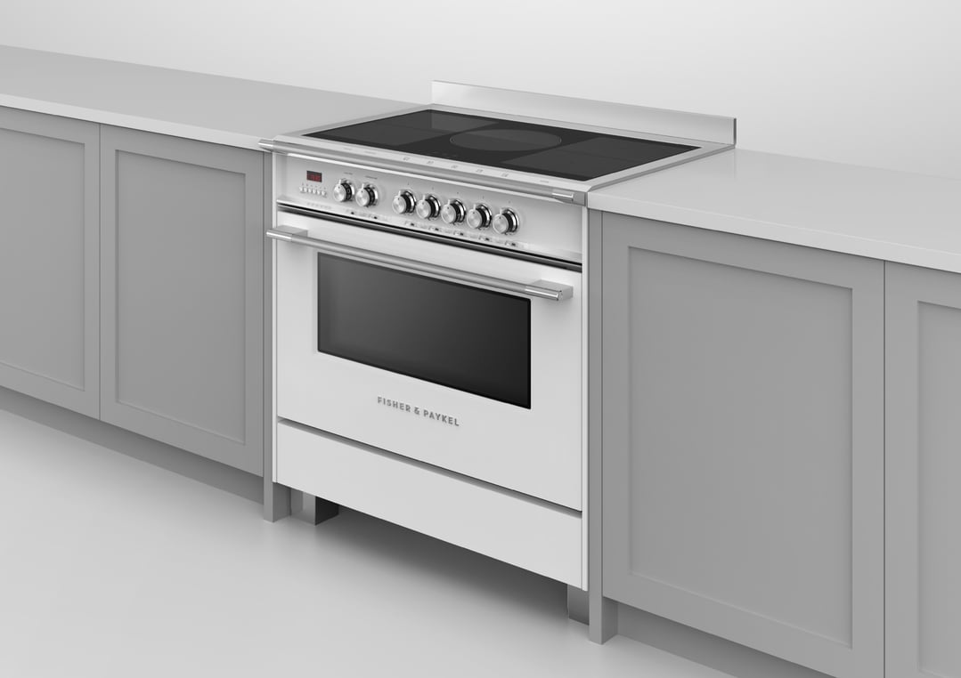 Fisher & Paykel 90cm Series 7 Classic 5 Zone Induction Cooker, 2 SmartZones OR90SCI4W1