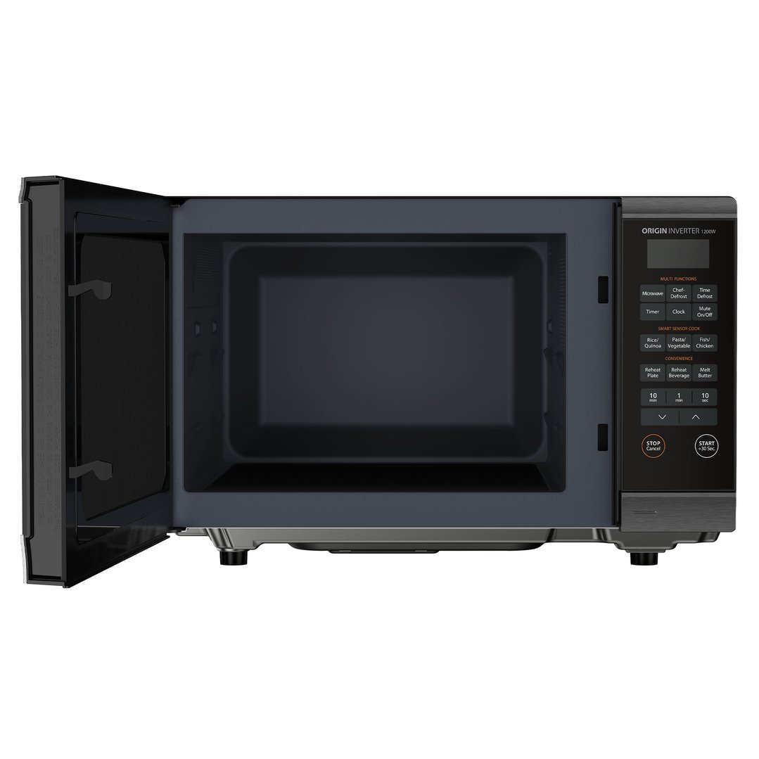 Toshiba 32L Flatbed 1200W Inverter Microwave - Black ML3-EM32PFI