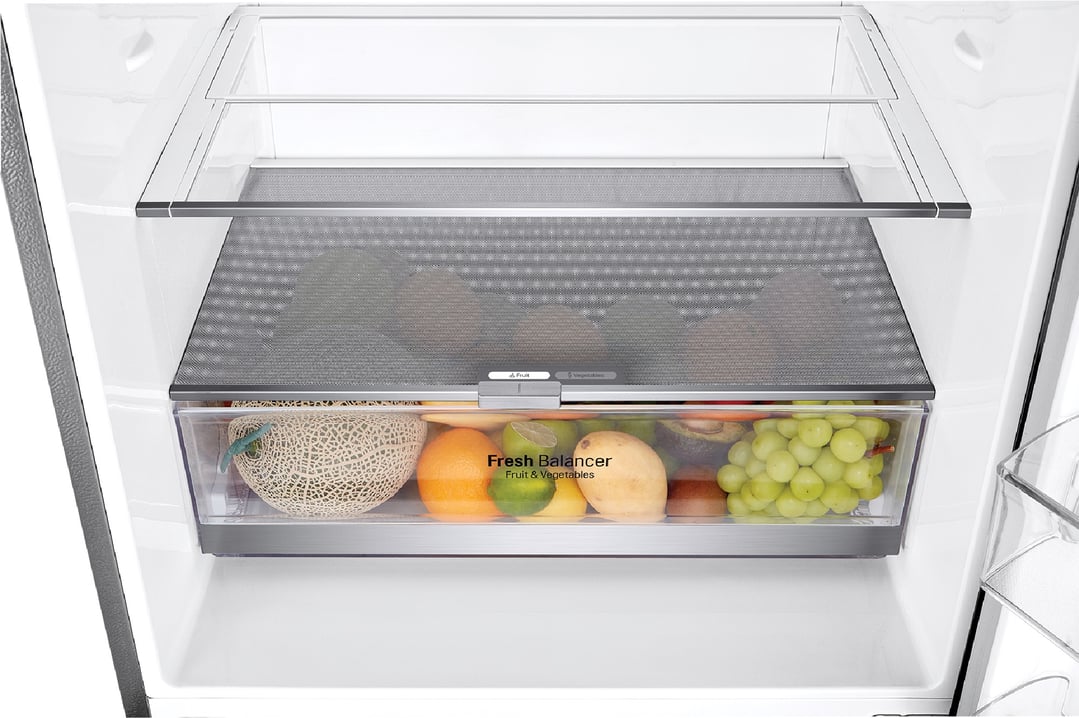 LG 420L Bottom Mount Fridge Platinum GB455PL