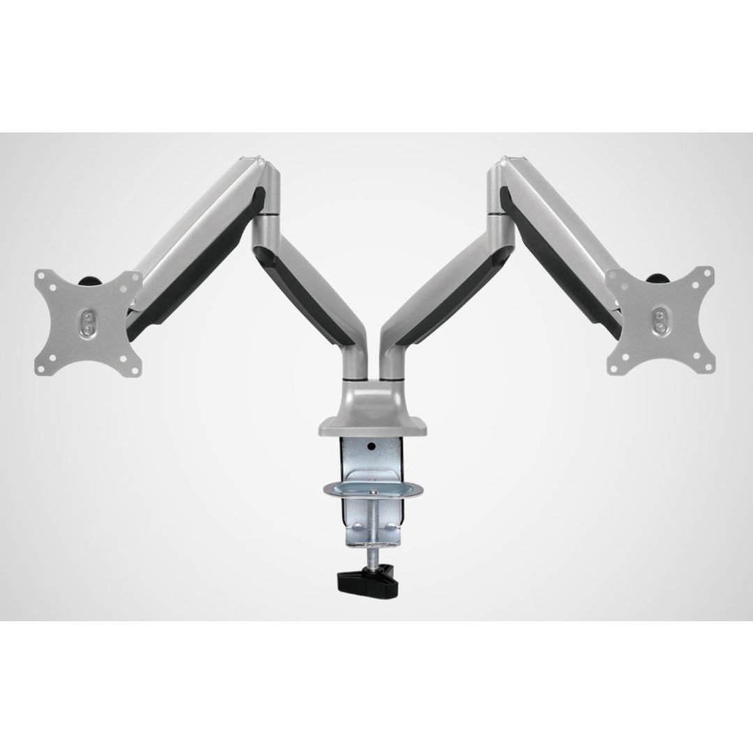 Ergovida Double Arm Gas Spring Monitor Desk Mount EMA10-C24
