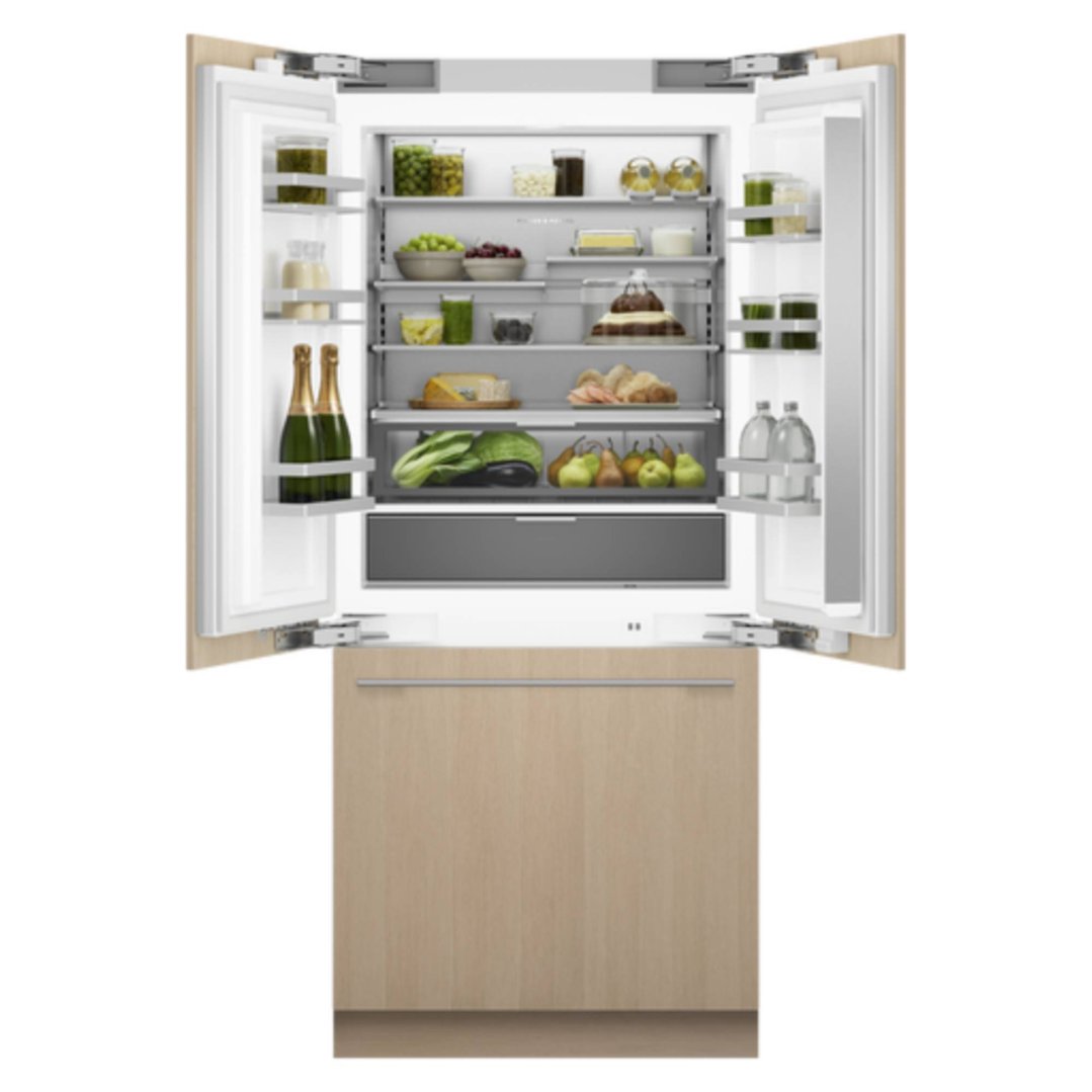 Fisher & Paykel 91cm Series 11 Integrated French Door Refrigerator Freezer Ice & Water RS9121AUVE1