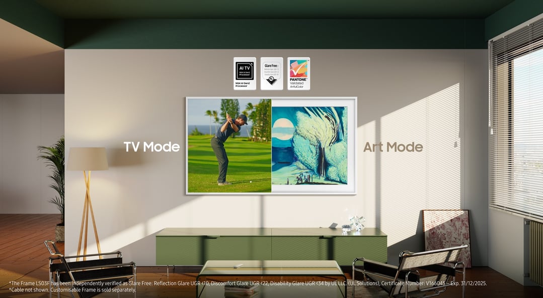Samsung 43" The Frame QLED 4K Smart TV - Wired 2025 QA43LS03FAWXXY