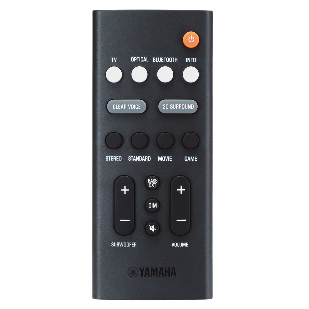 Yamaha Sound Bar with Built-in Dual Subwoofer, DTS Virtual:X and Bluetooth Streaming, Black SRB20AB