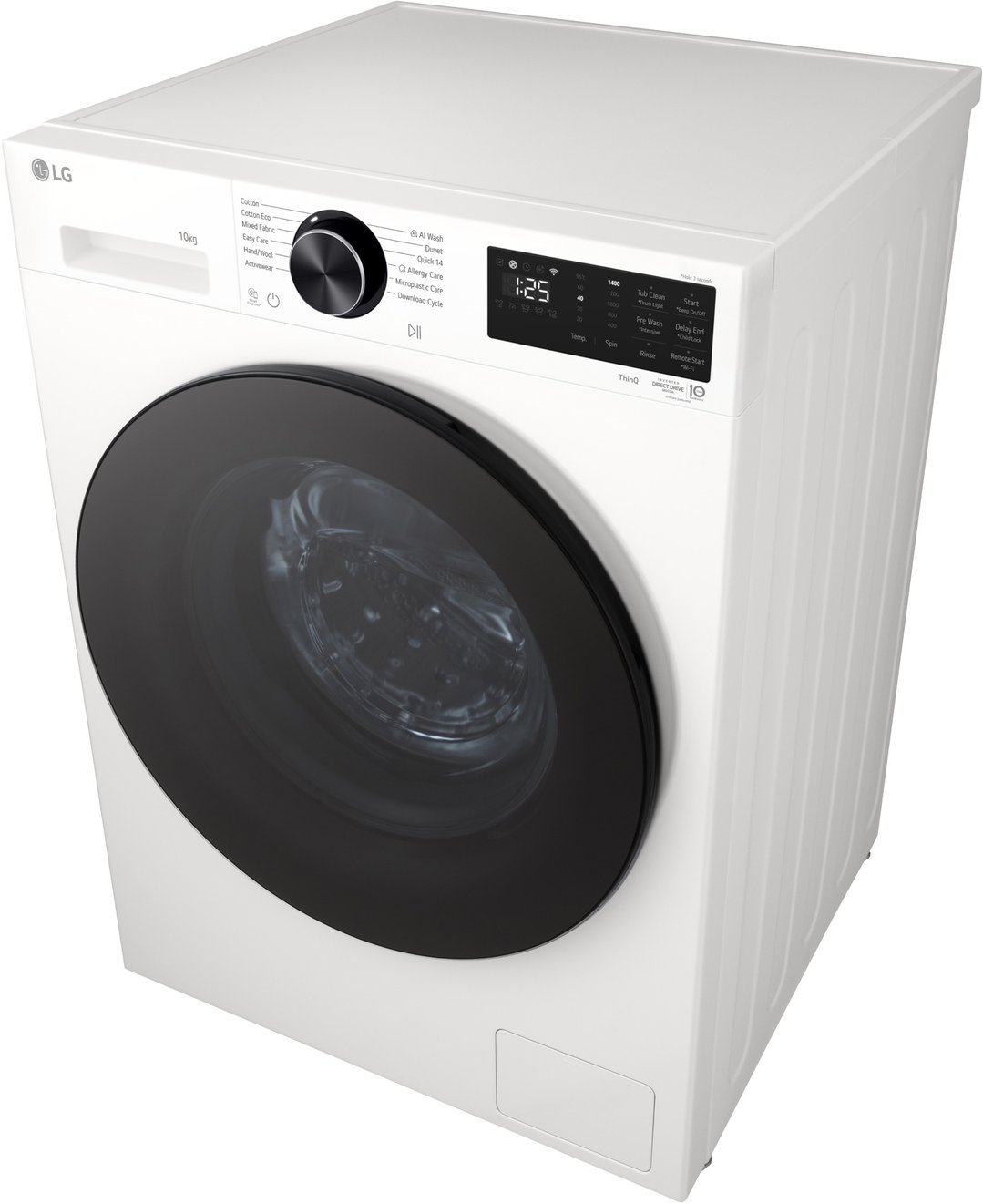 LG 10kg Series 3 Front Load Washer - AI Wash - White WX3-1410W