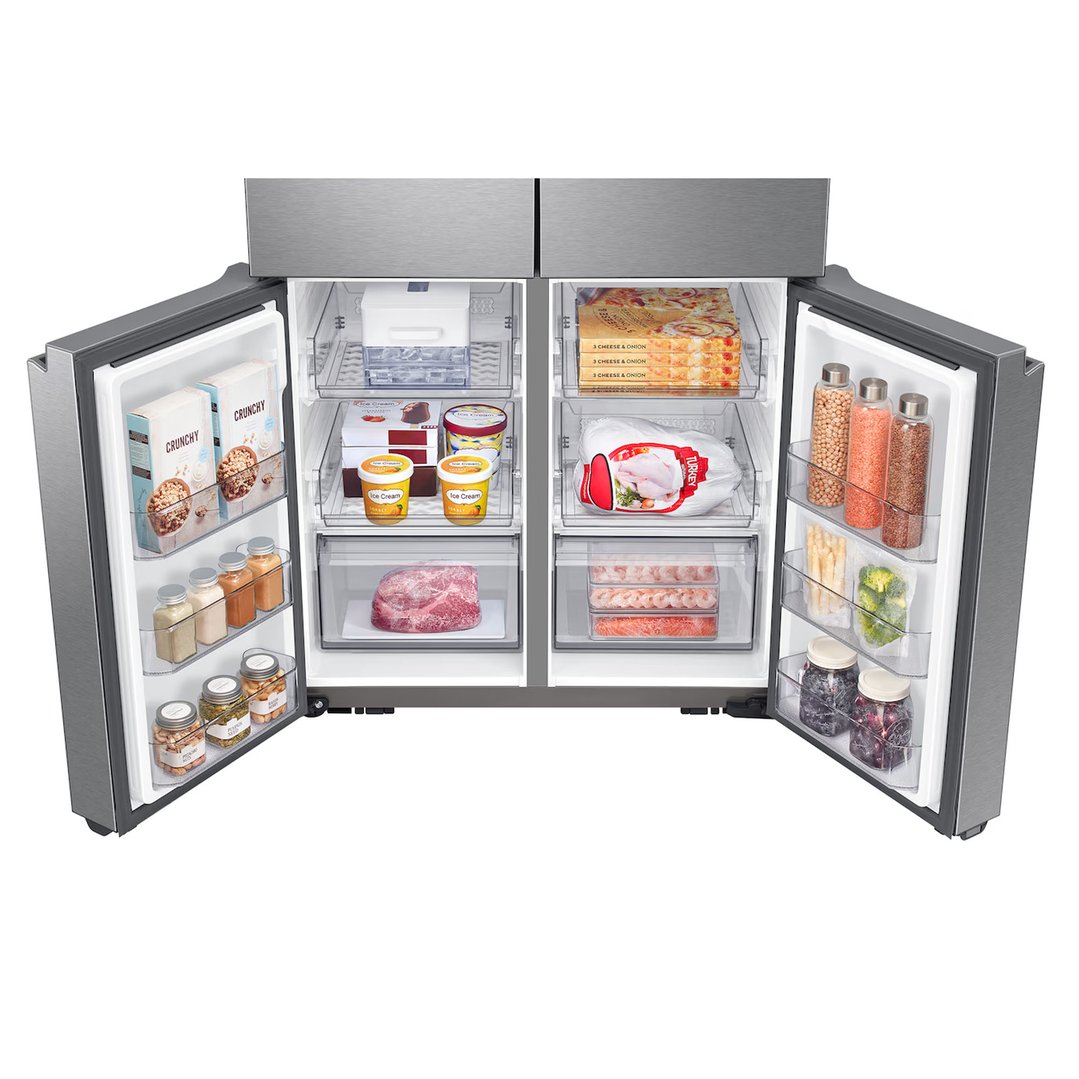 Samsung 649L 4-Door French Door Refrigerator - Silver SRF7100S