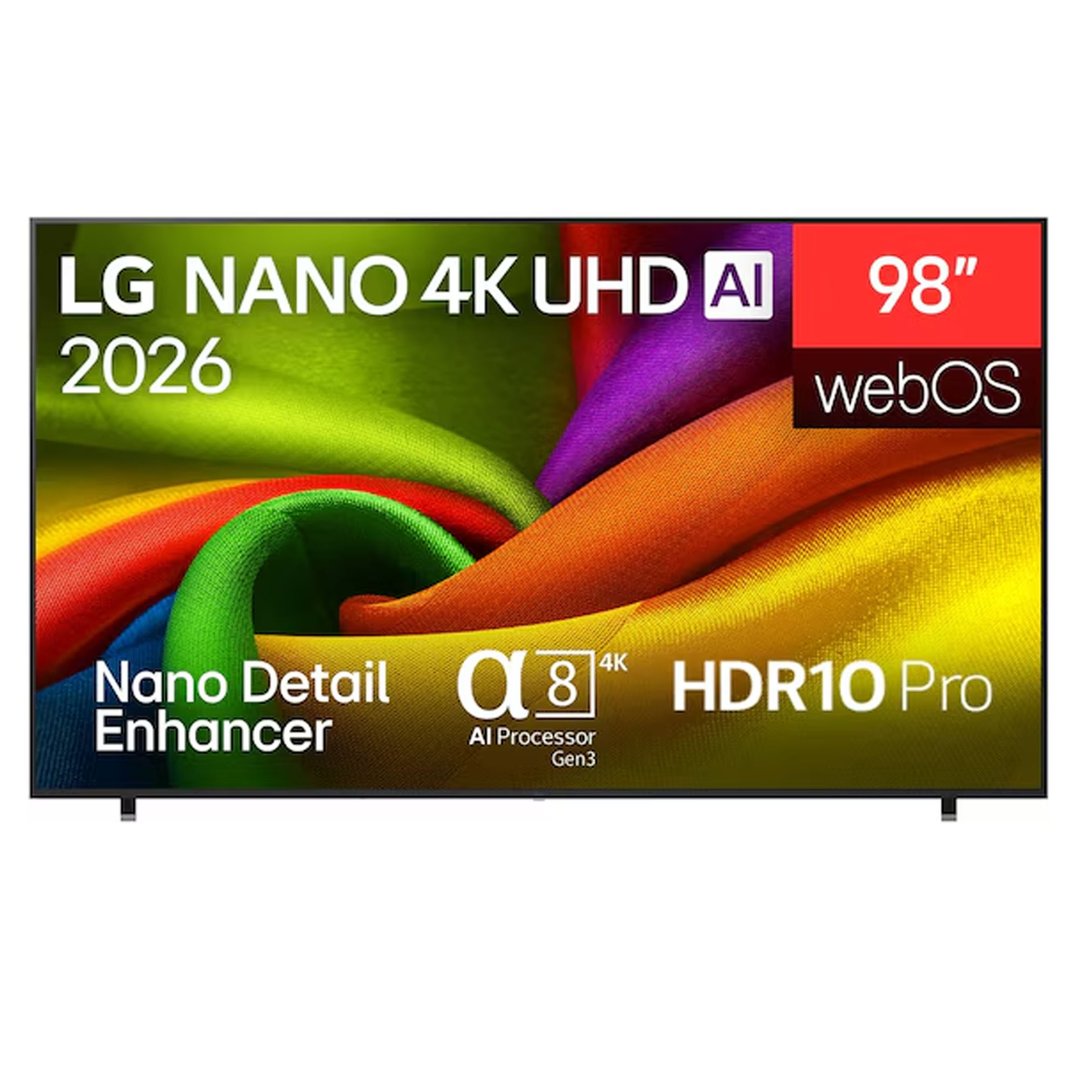 LG 98" NANO 4K UHD AI NU85 Smart TV (2026) 98NU855BPSB