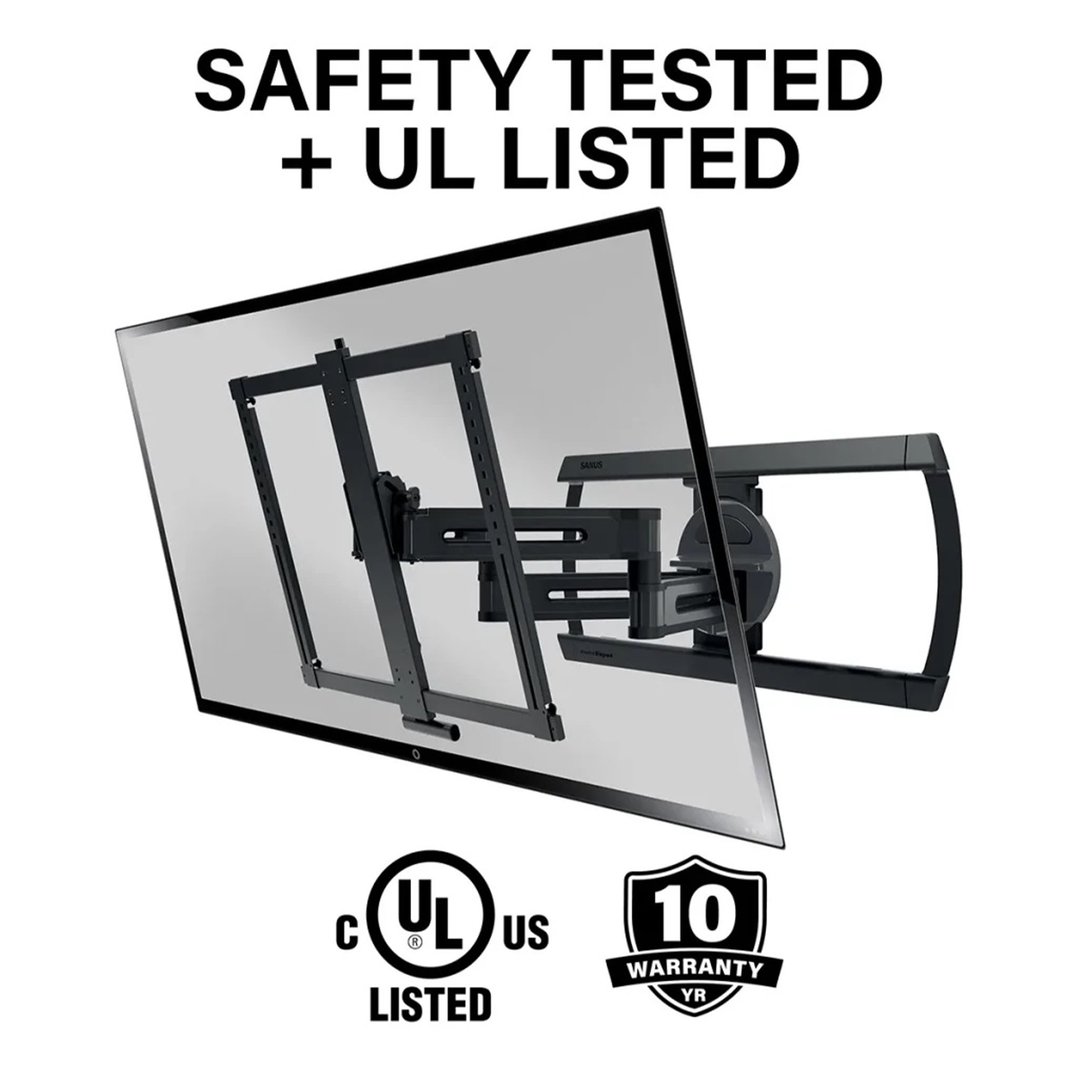 Sanus 4D Full Motion Wall Mount for TVs 42"-90". VLF928-B2