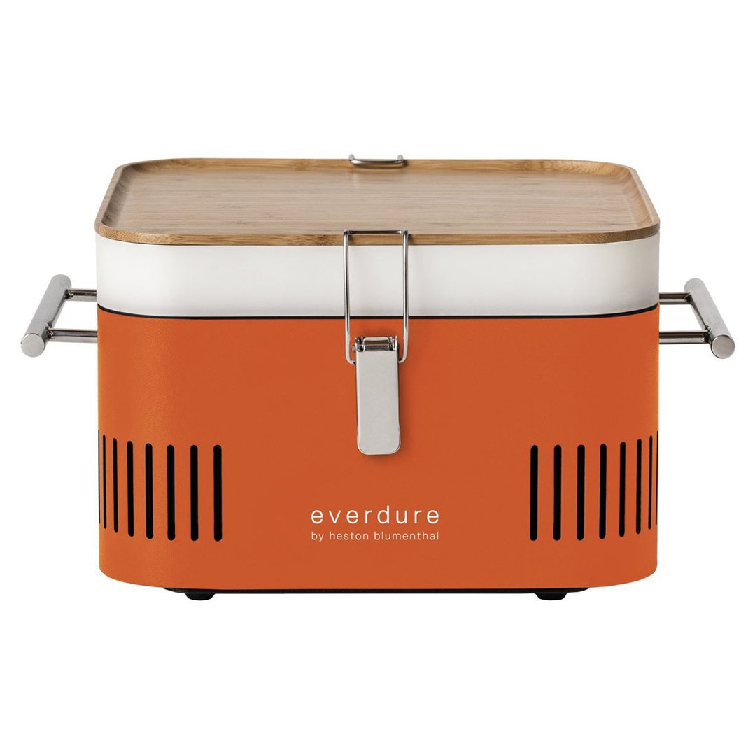 Everdure Portable Charcoal BBQ Orange ECUBEO