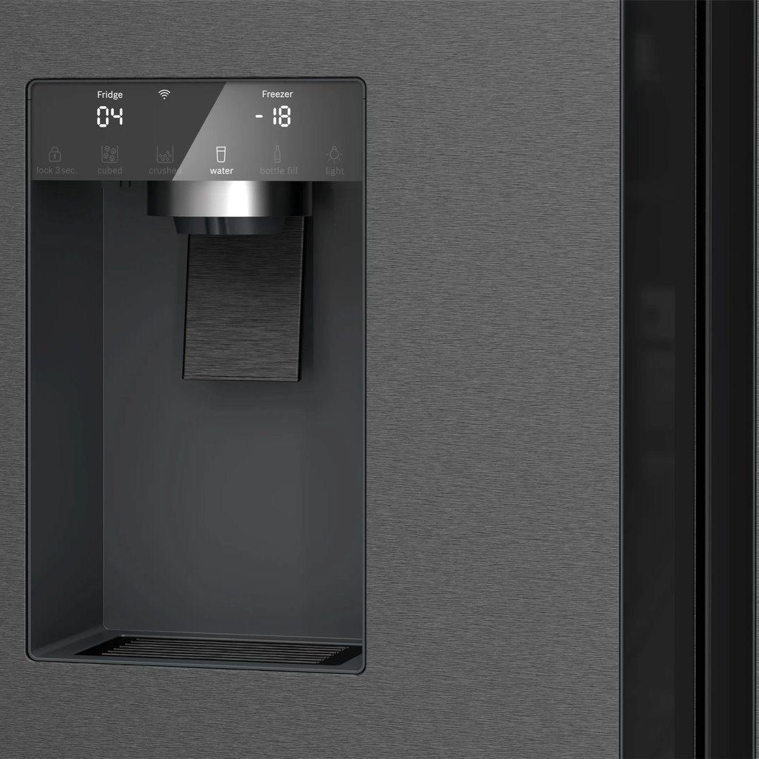 Bosch Series 6 Multi Door Fridge Freezer Brushed Black Steel KFD96AXEAA
