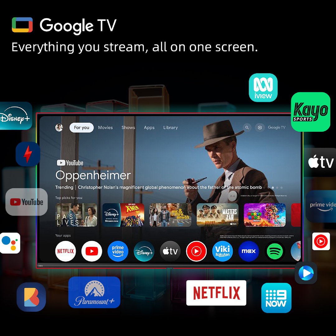Chiq 58" 4K QLED Google Smart TV (2025) U58QG7L
