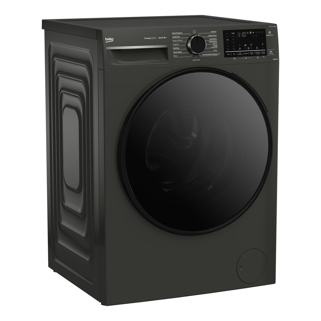 Beko 10kg Autodose Front Load Washing Machine with Steam Graphite BFLB103ADG