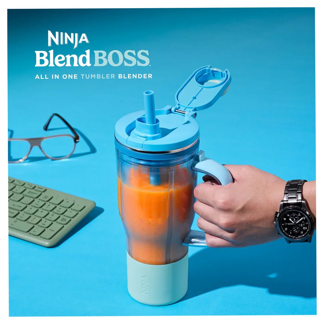 Ninja BlendBOSS Tumbler Blender - Blue Raspberry DB351BL