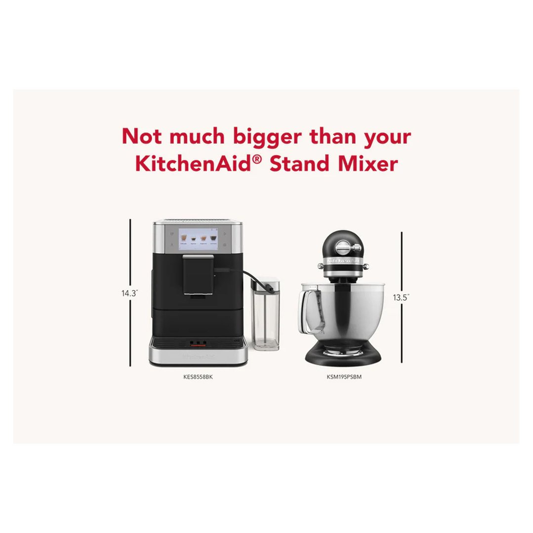 Kitchenaid Fully Automatic Espresso Machine with Milk Container Black 5KES8558ABK