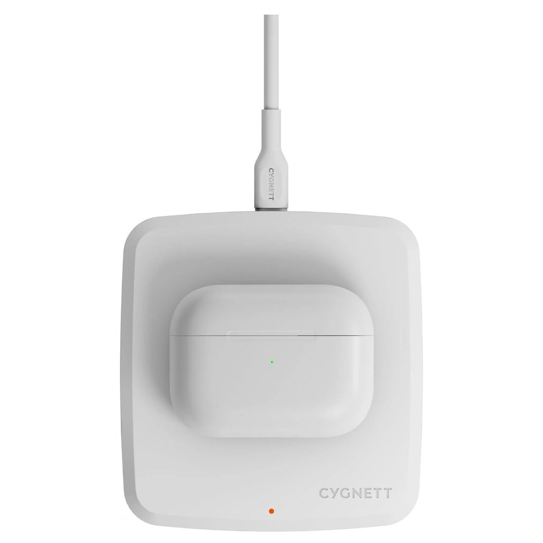 Cygnett 15W Wireless Phone Charger - White CY4847PPWIR