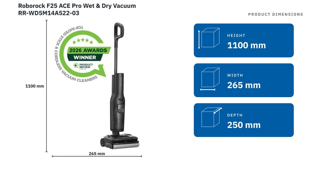 Roborock F25 ACE Pro Wet & Dry Vacuum RR-WD5M14A522-03