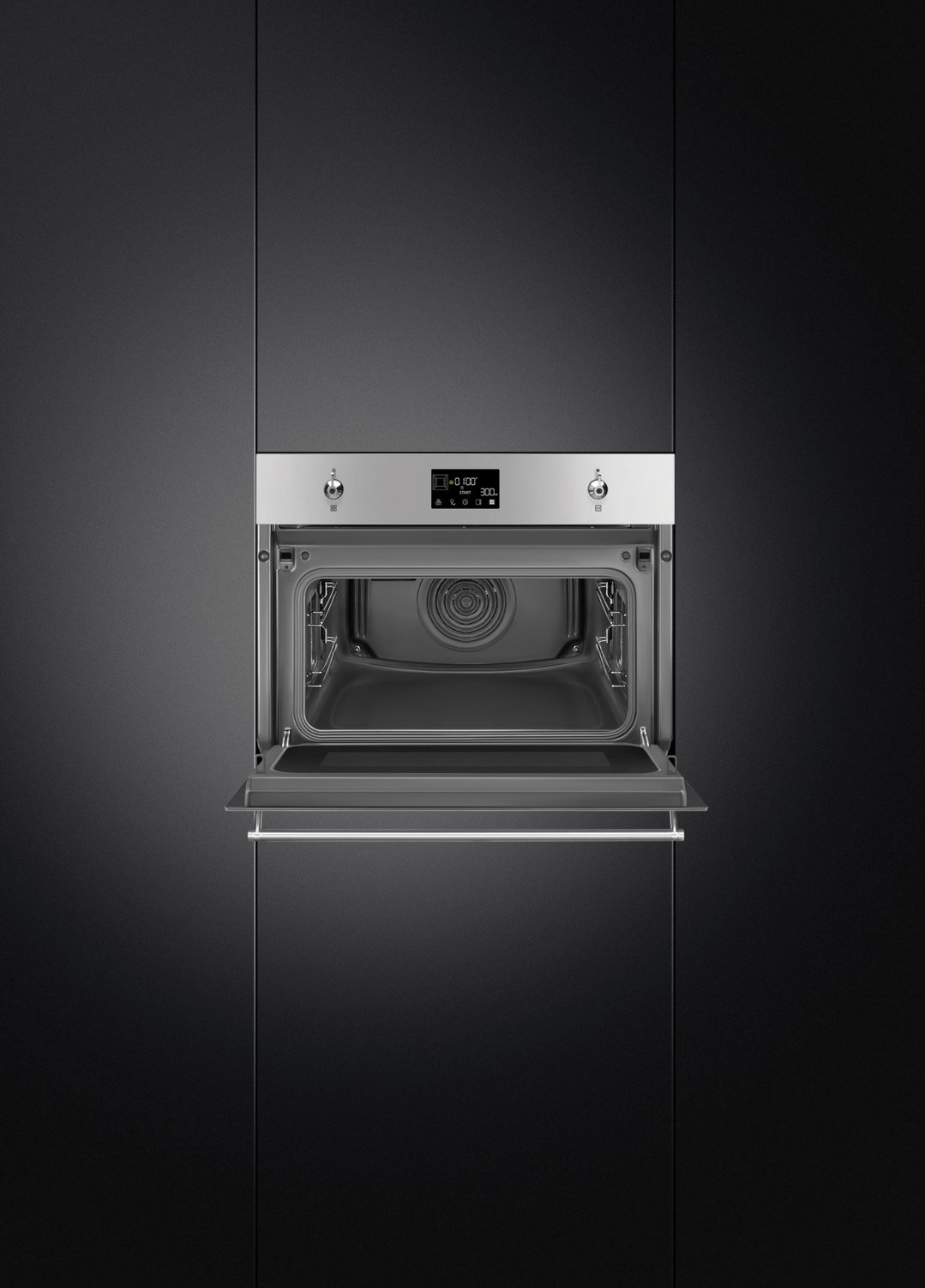 Smeg Compact Classic Speed Oven - Stainless Steel SOA4302M1X