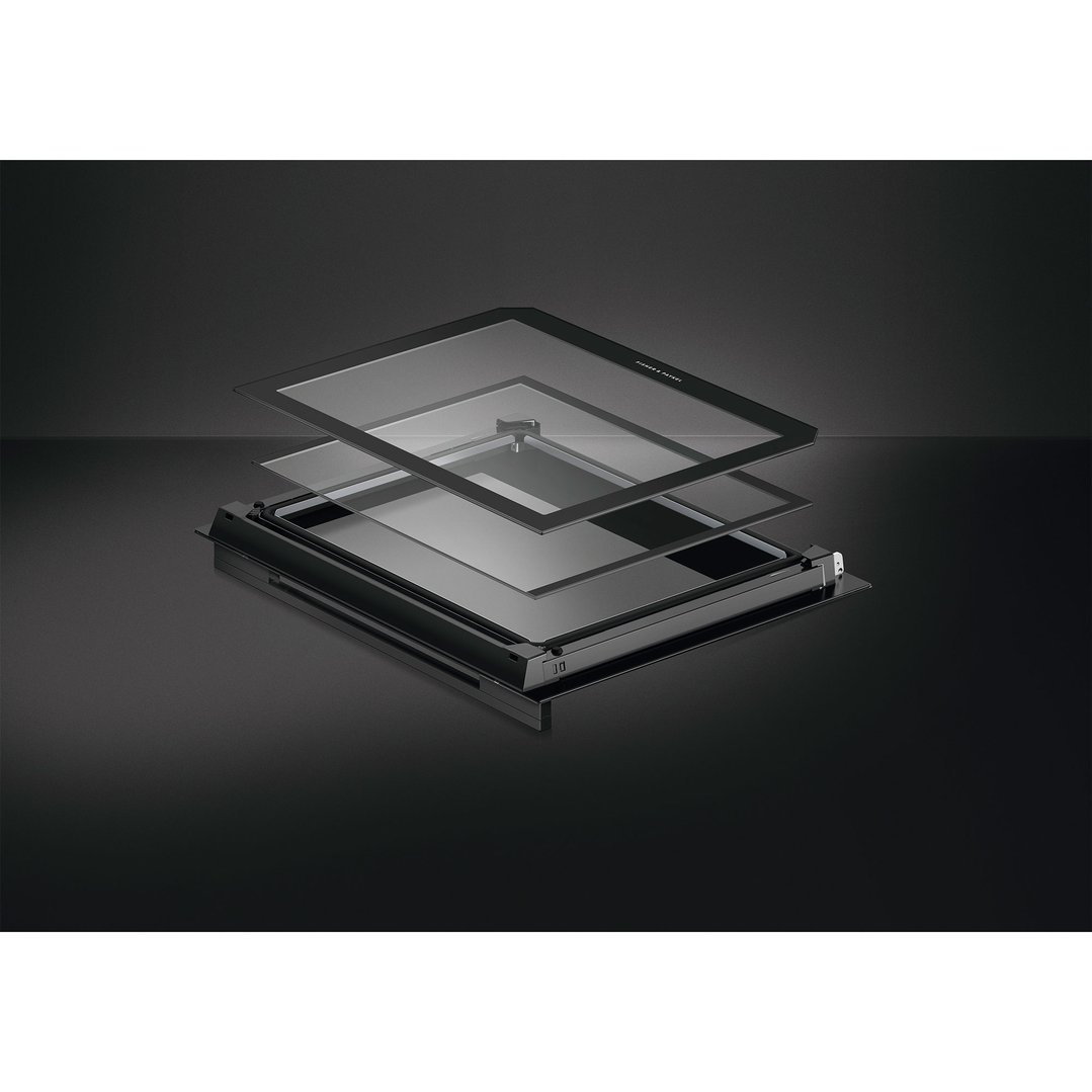 Fisher & Paykel 60cm Series 7 Contemporary Pyrolytic Oven, 9 Function OB60SD9PB1