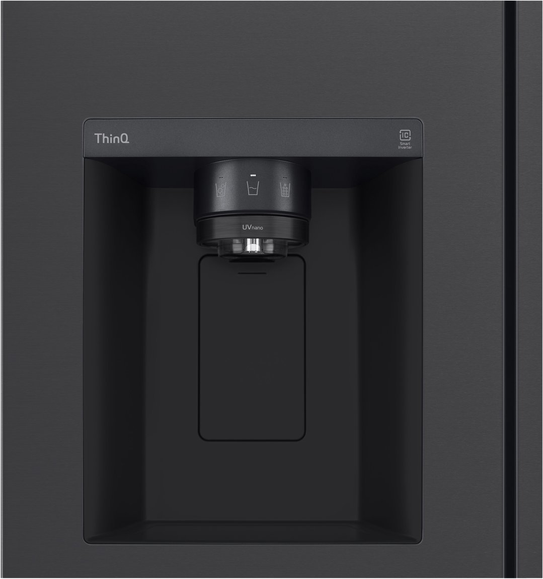 LG 635L Side by Side Fridge in Matte Black Finish GS-L600MBL