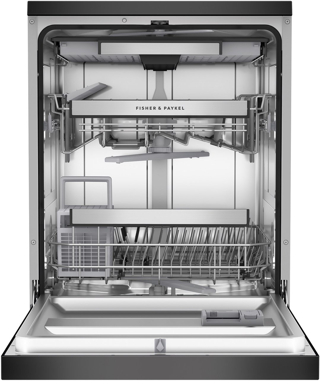 Fisher & Paykel 60cm Series 7 Contemporary Dishwasher Black Stainless Steel DW60FC3B3