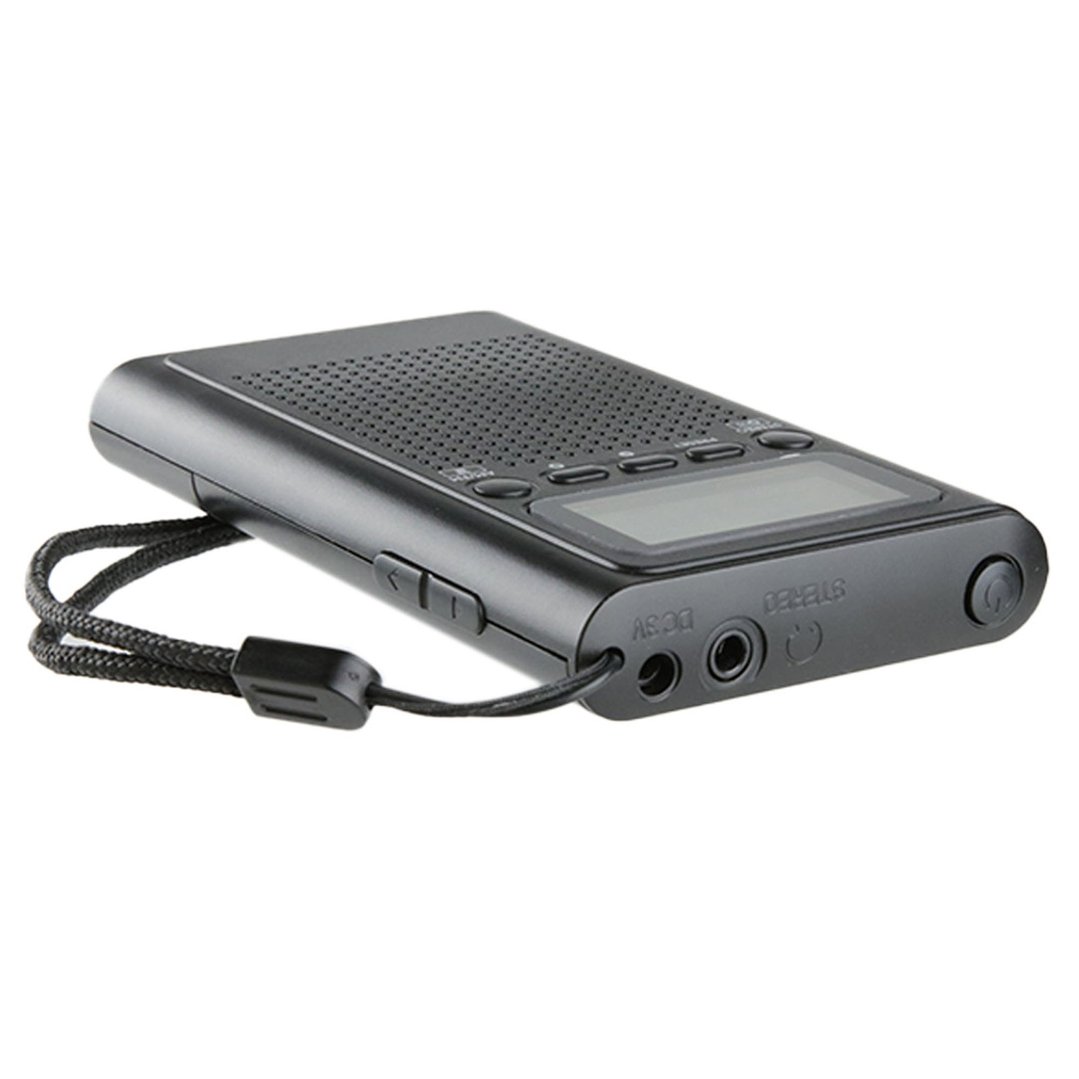 Laser Pocket Digital AM/FM Radio with LCD Display and Speaker. SPK-PR1552
