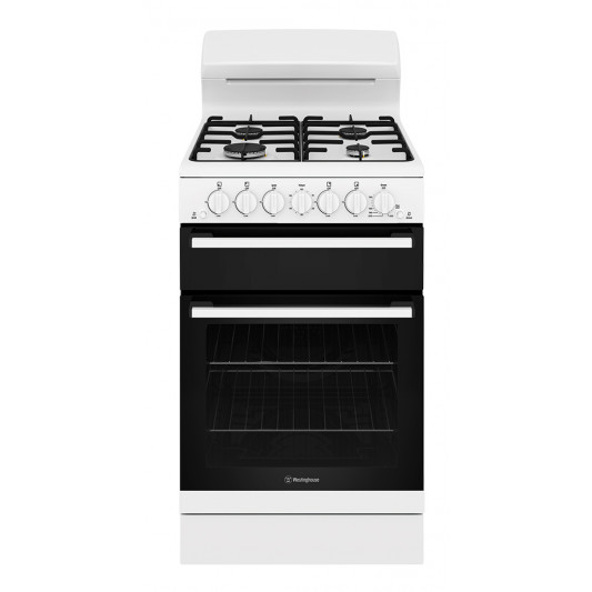 Westinghouse 54cm Gas Freestanding Cooker WLG510WCNG. Buy Online with