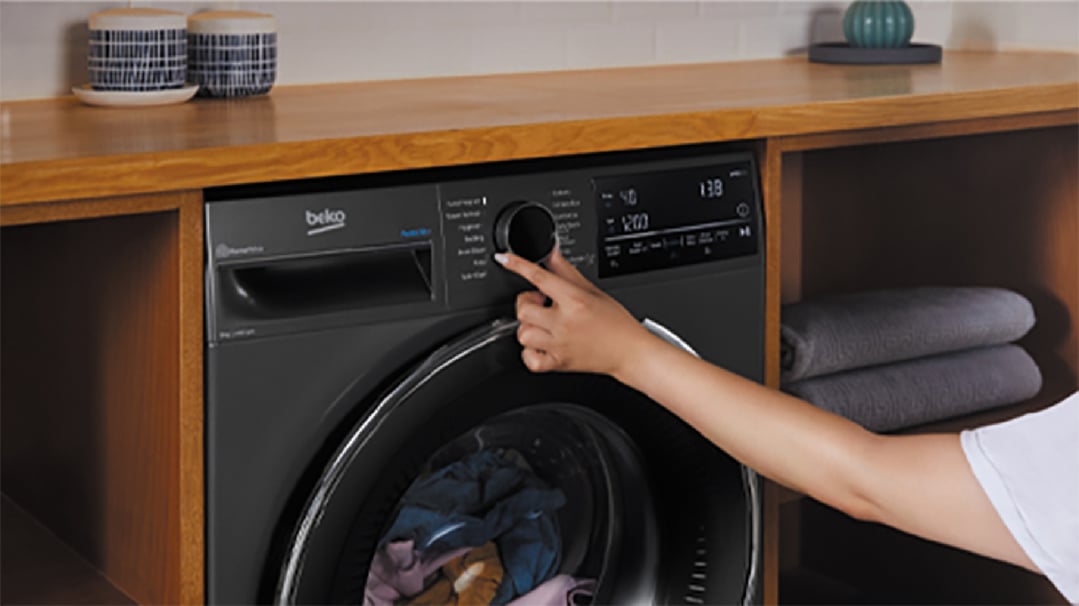 Beko 9kg Autodose Front Load Washing Machine BFLB904ADG