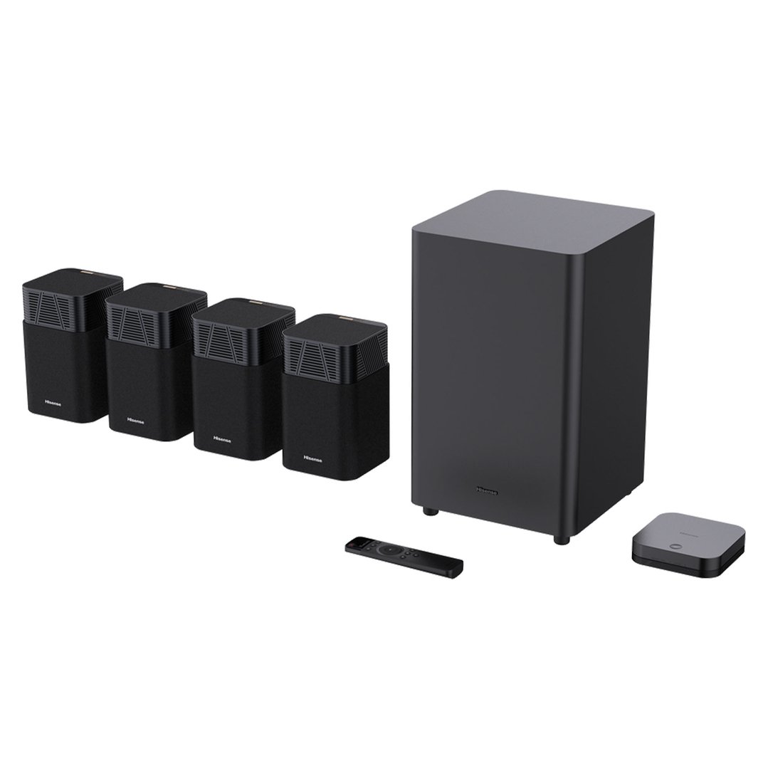 Hisense 4.1.2 CH Dolby Atmos Soundbar with Wireless Subwoofer HTSATURN