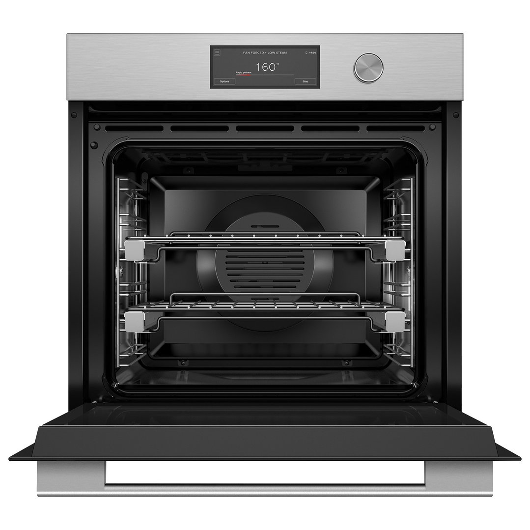 Fisher & Paykel 60cm Contemporary Combi-Steam Oven, Brushed Silver OS60SACHUDX5
