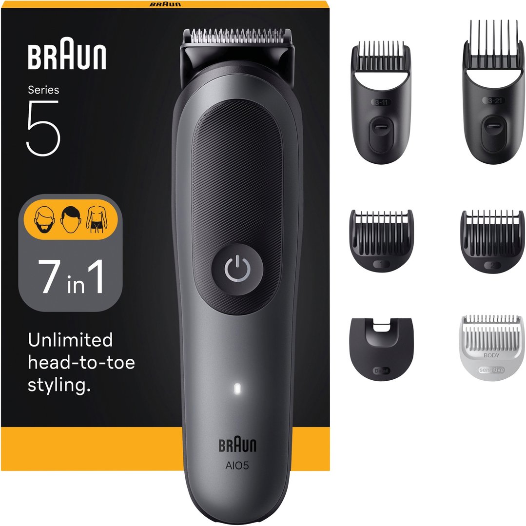 Braun All-in-One Series 5 Beard Trimmer Grooming Kit AIO5520