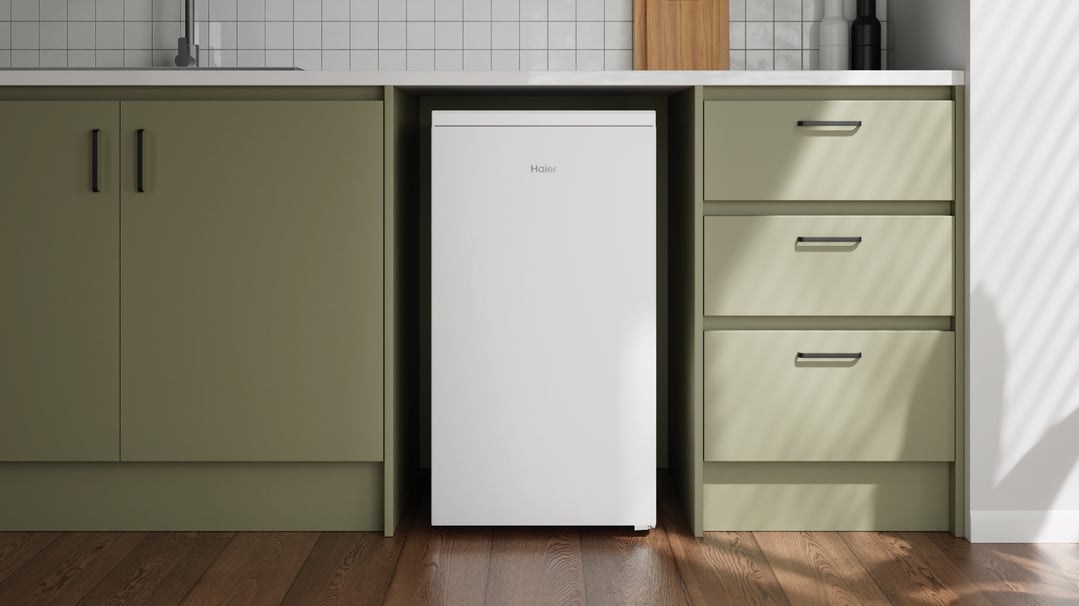 Haier 90L 300 Series Bar Refrigerator White HRF90UW2