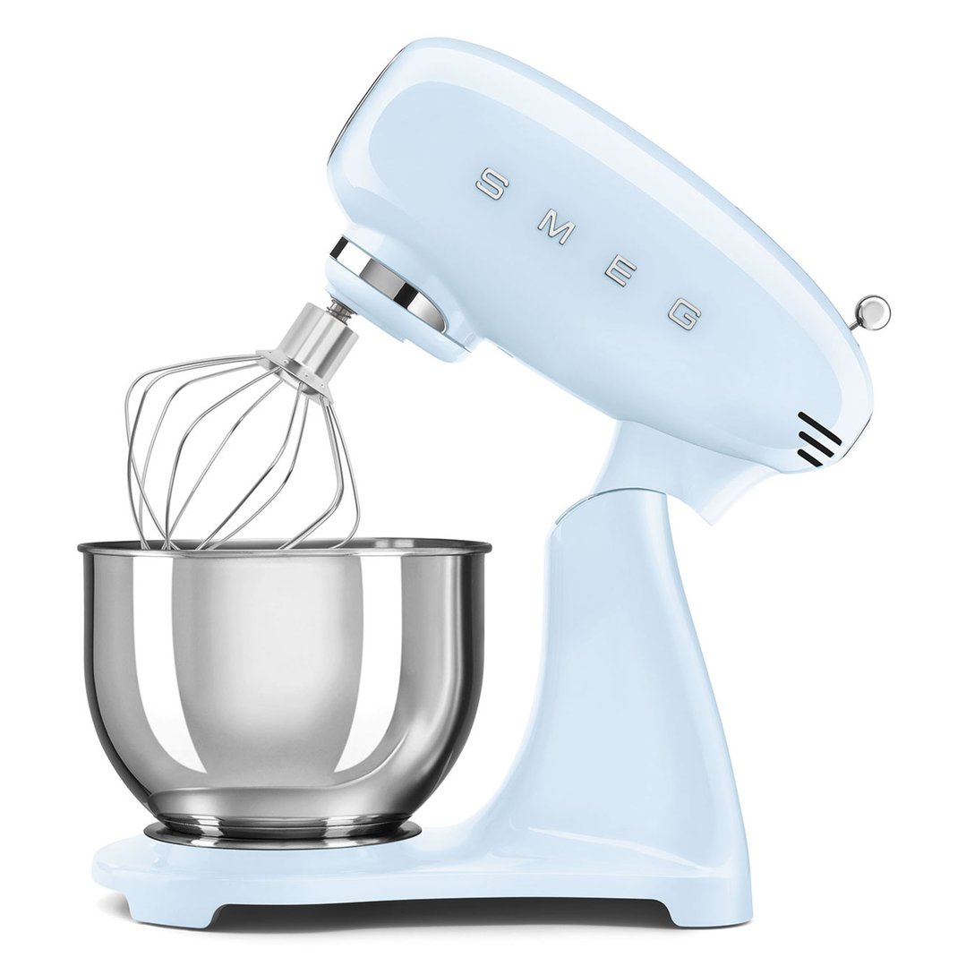 Smeg 50's Style Retro Stand Mixer - Pastel Blue SMF05PBAU