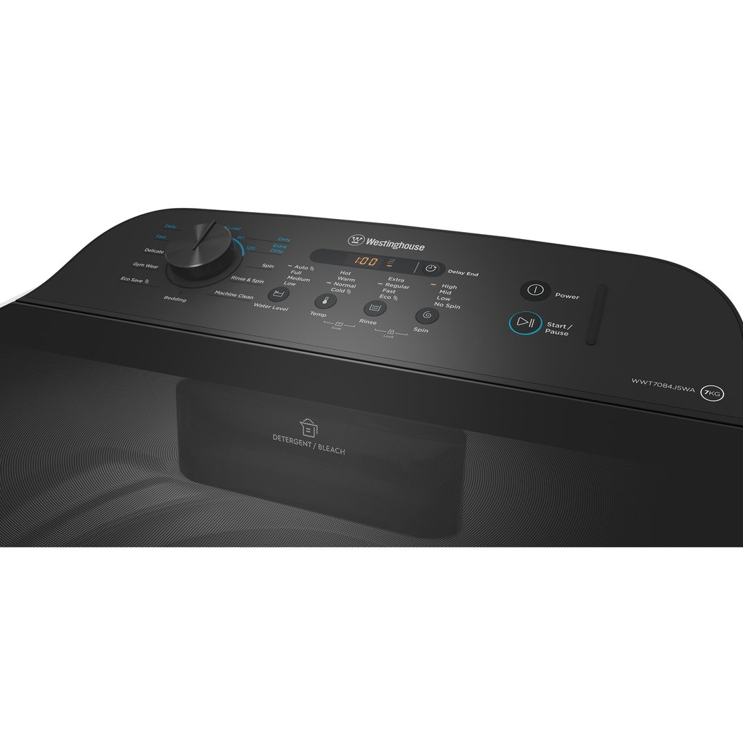 Westinghouse 7kg Top Load Washer EasyCare WWT7084J5WA