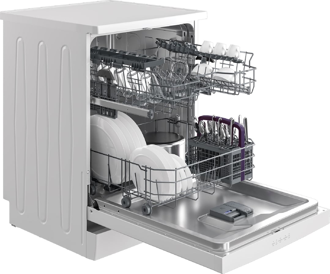 Beko 14 Place Setting Freestanding Dishwasher - White BDFB1410W