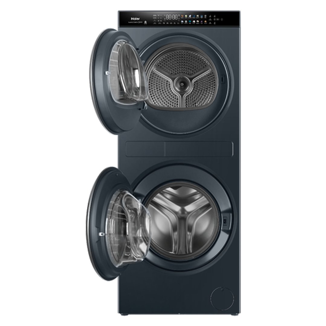 Haier 12kg + 9kg 600 Series Laundry Centre Washer Heat Pump Dryer Combo HLC1290CTB2