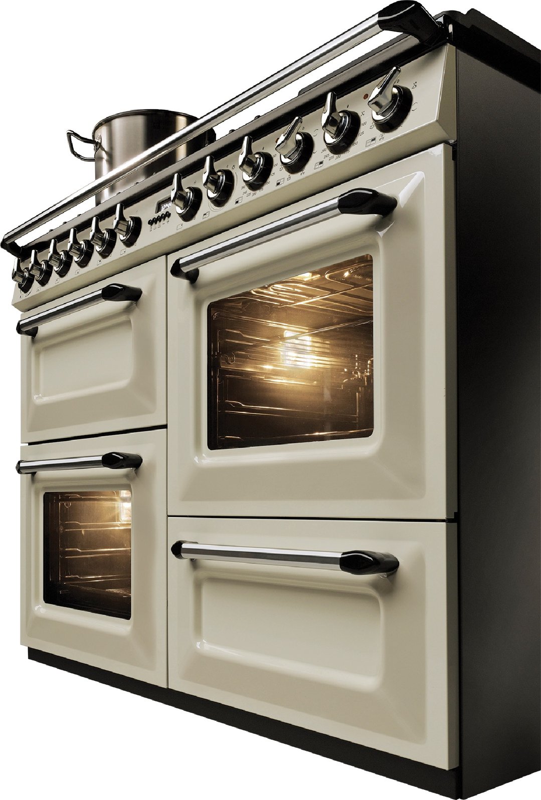 Smeg 110cm Victoria Aesthetic Freestanding Dual Fuel Oven/Stove TRA4110P