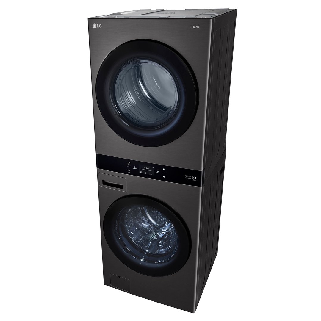 LG 19/10kg AI WashTower™ Stacked Washer Dryer Black WWT-1910B
