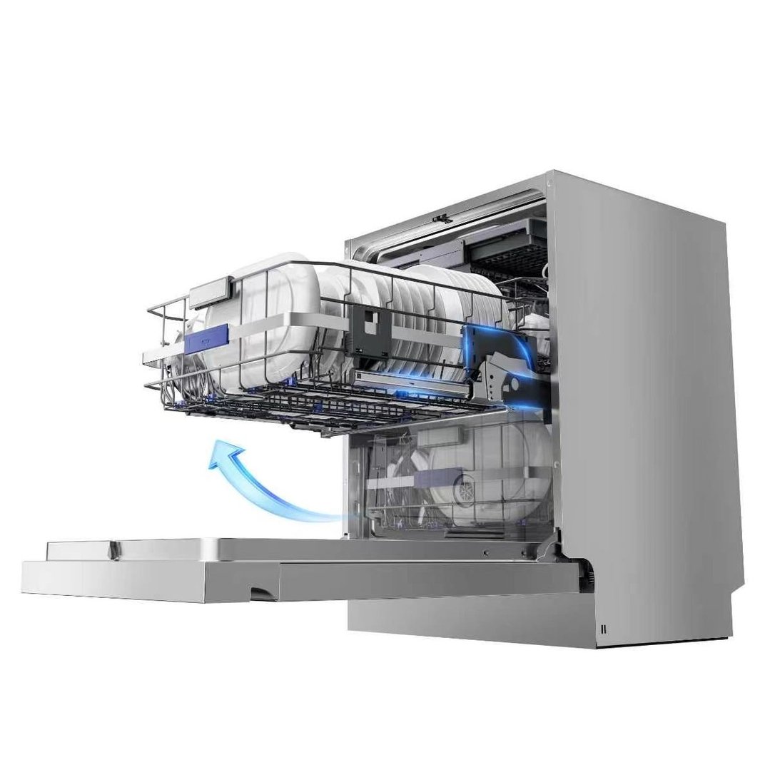 Midea 60cm Built Under Easy Lift Dishwasher - Dark Stainless MDW6099B15BDX