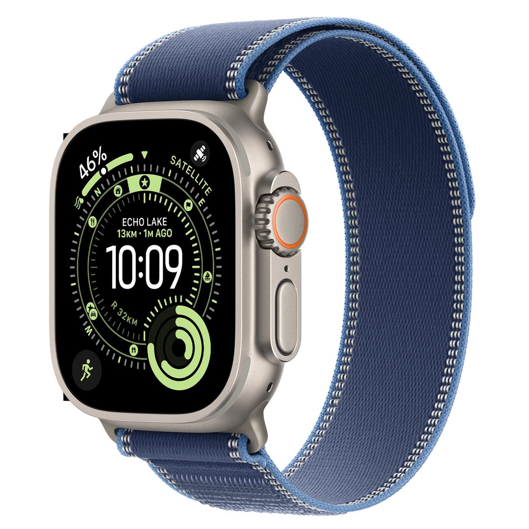 Apple Watch Ultra 3 49mm Natural Titanium Case GPS + Cellular Trail Loop (Small/Medium) MEWR4X/A