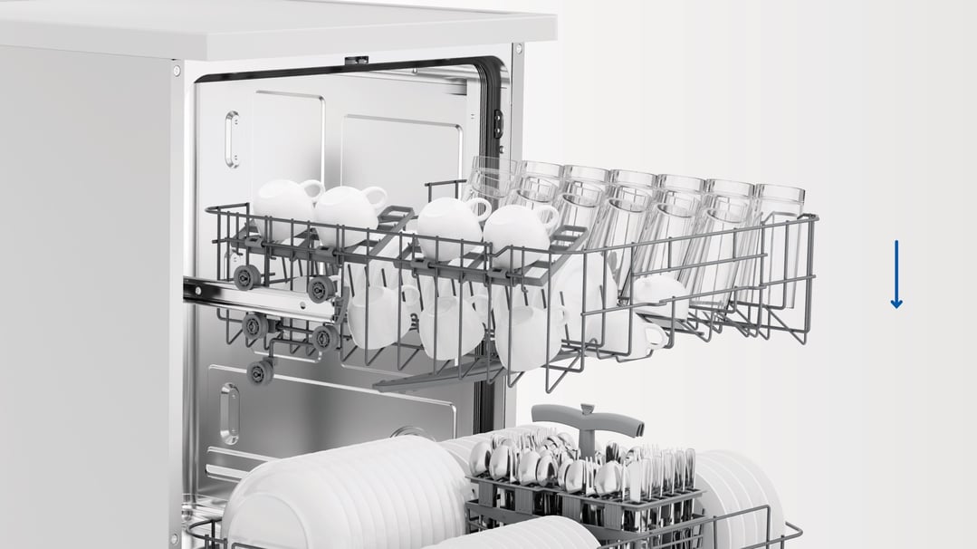 Haier 60cm 300 Series, Freestanding Dishwasher, White HDW13F0W1