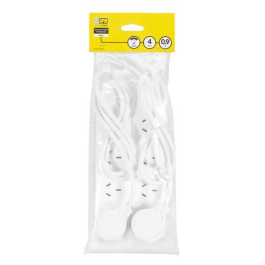 Hpm 4 Outlet Powerboard Twin Pack R105TWIN