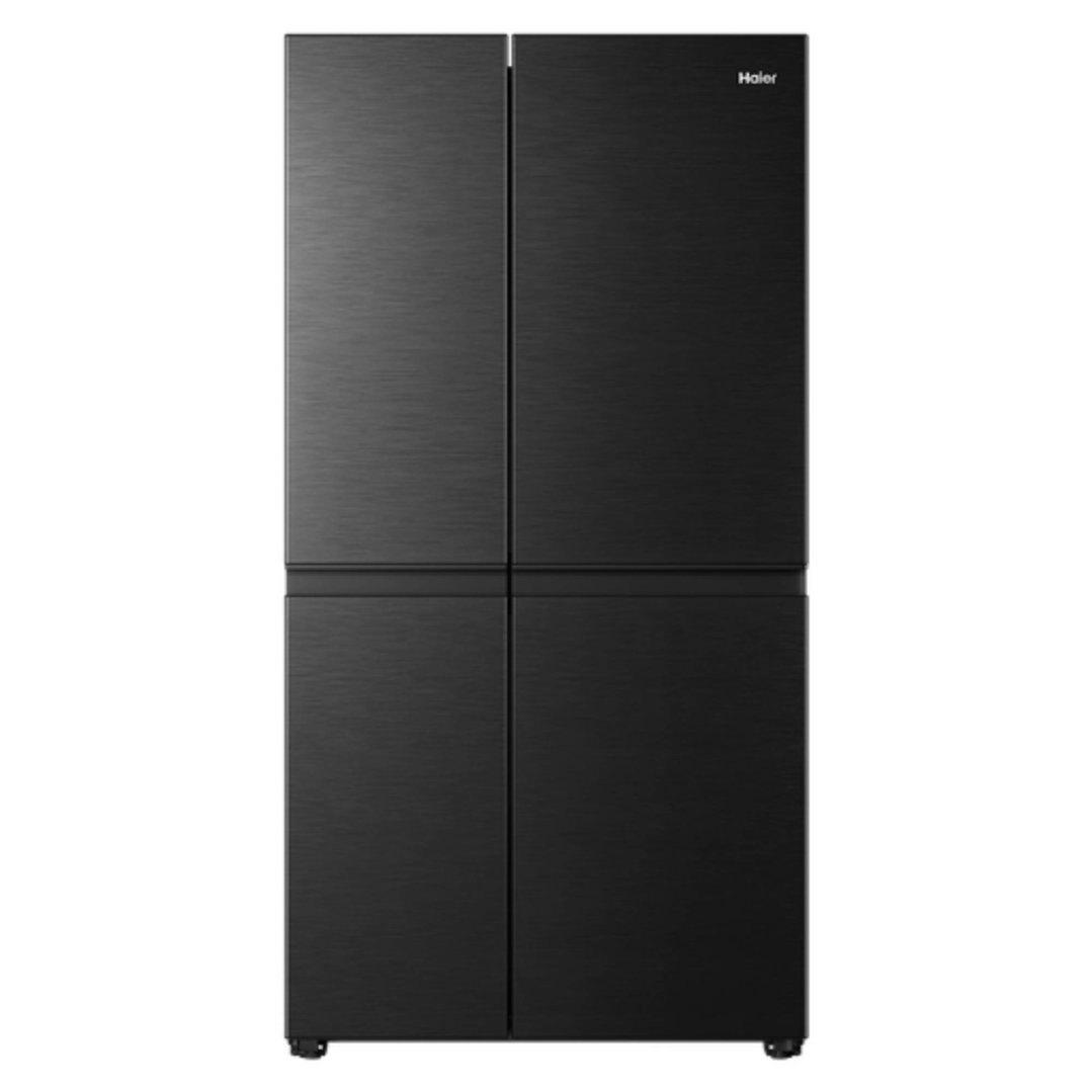 Haier 666L 500 Series, Side-by-Side Refrigerator Freezer, Black HRF650XC