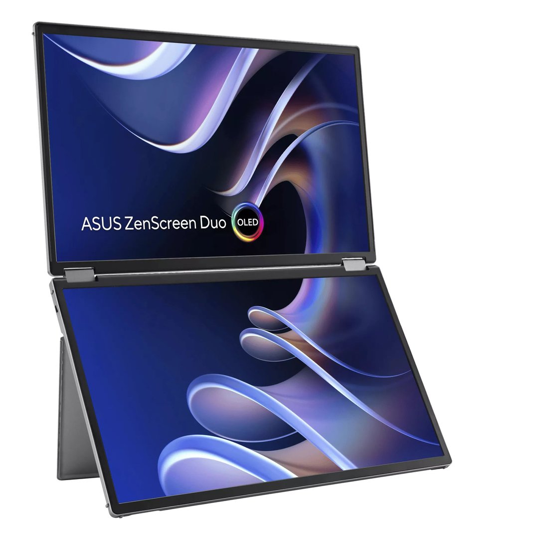 Asus ZenScreen Duo 360° Foldable Portable Dual 14" FHD, OLED Monitor MQ149CD