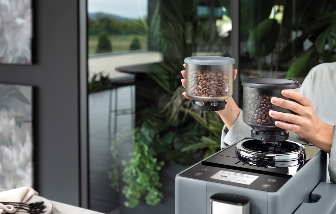 Delonghi Rivelia (Pebble Grey) Fully Automatic Coffee Machine EXAM44055G