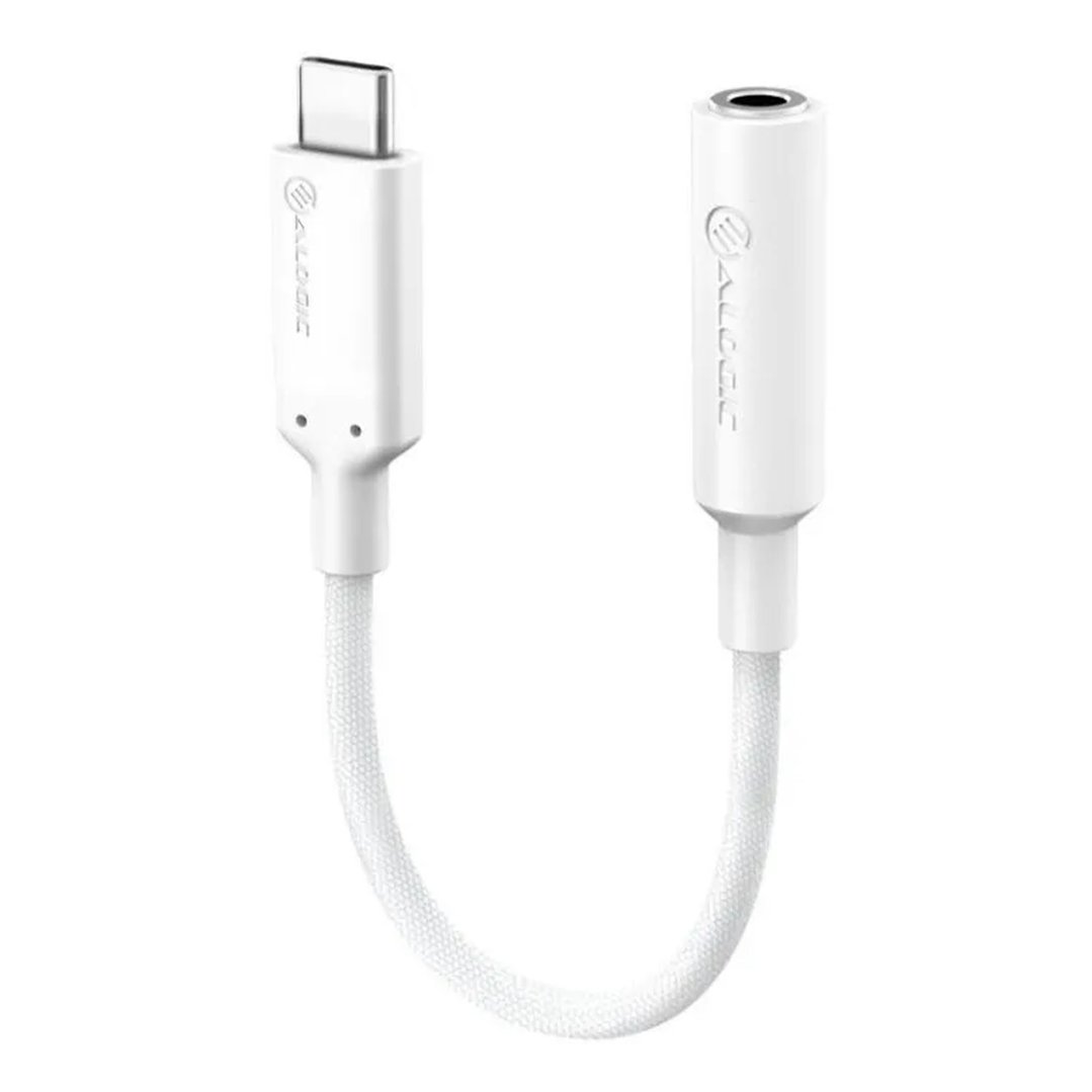 Alogic Elements Pro USB-C to 3.5mm Audio Adapter - 10cm White ELPC35A-WH