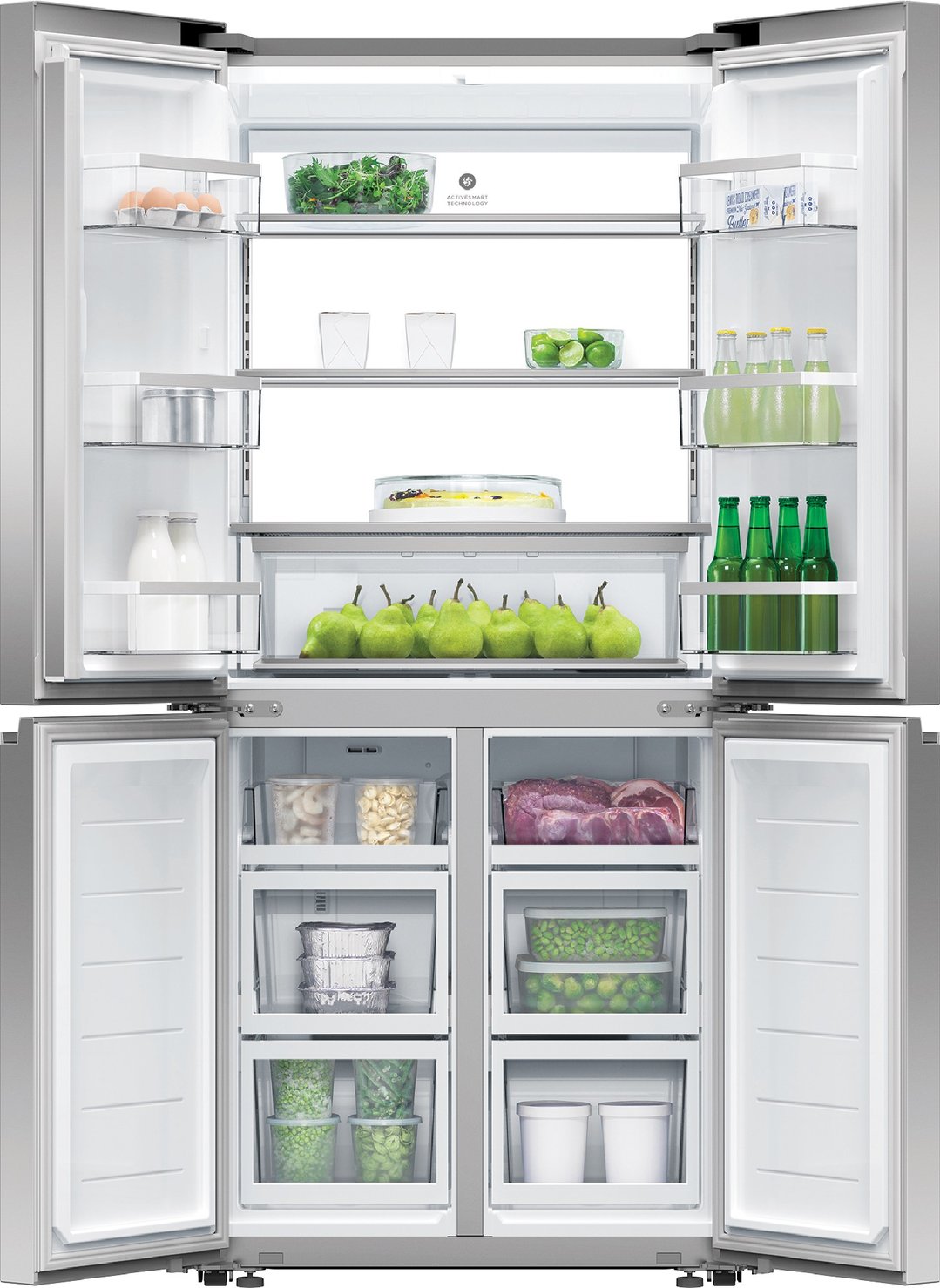 Fisher & Paykel 498L Series 7 Quad Door Refrigerator Freezer RF500QNX1