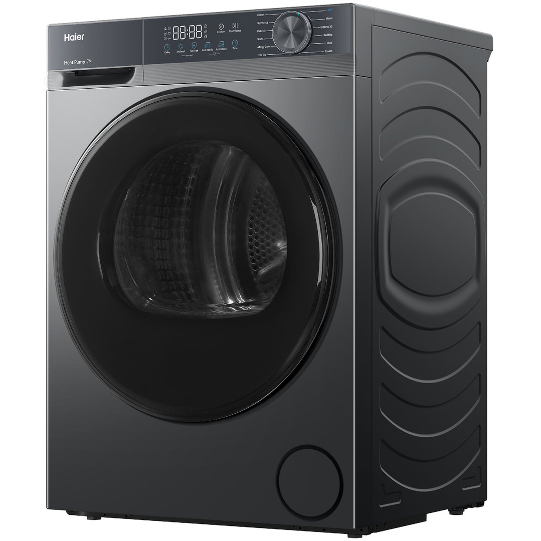 Haier 7kg 300 Series Heat Pump Dryer - Black HDHP70LCB2