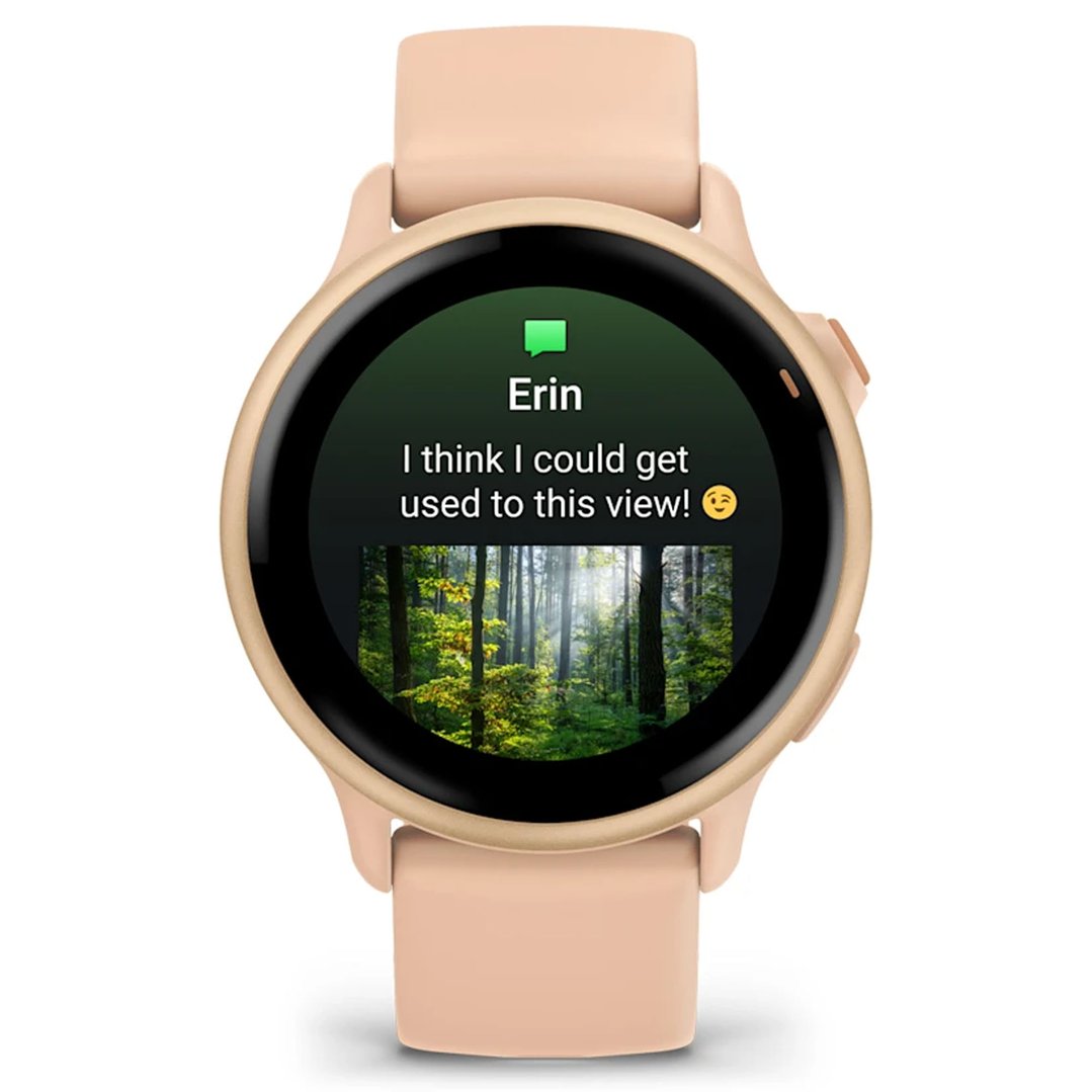 Garmin vívoactive® 6 Metallic Pink Dawn with Pink Dawn Band 010-02985-03