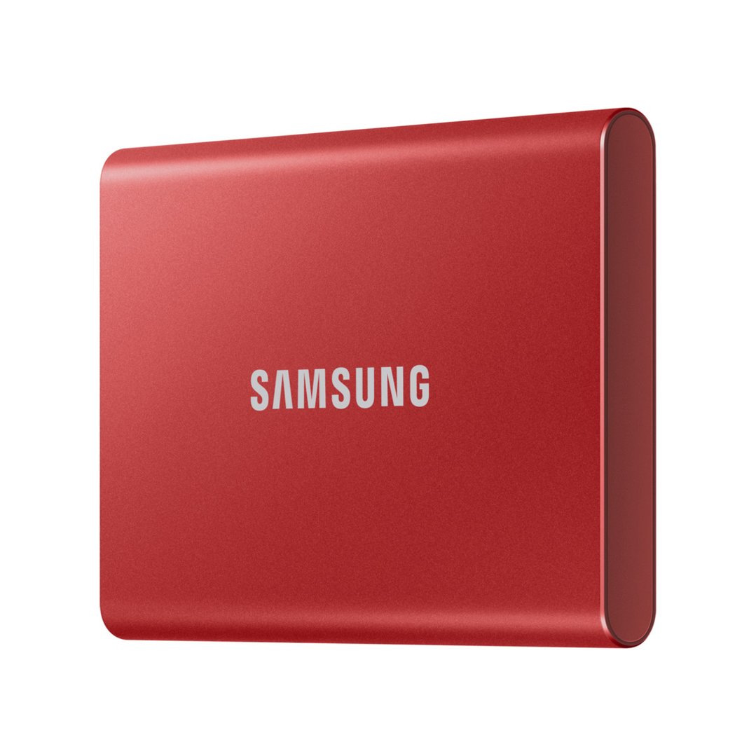 Samsung 2TB Portable SSD T7 USB3.2Metallic Red MU-PC2T0R
