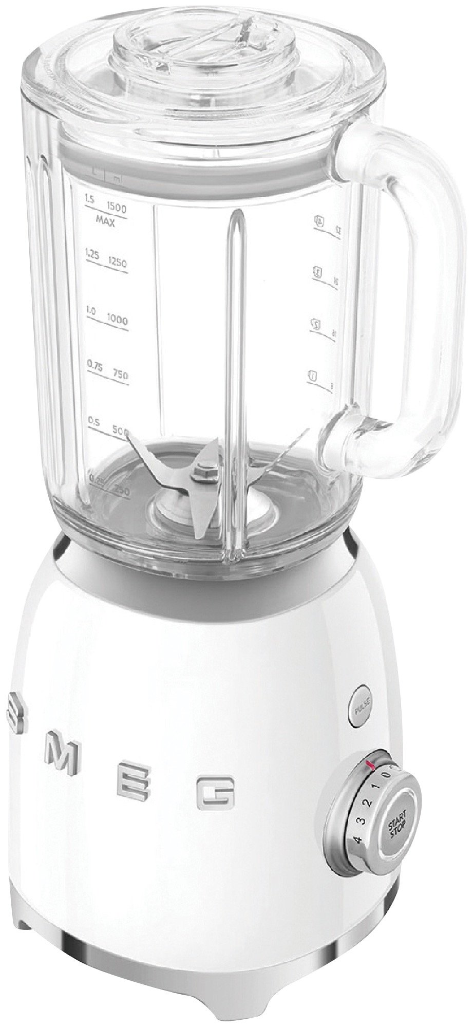 Smeg 50's Retro Style Bench Blender White BLF03WHAU